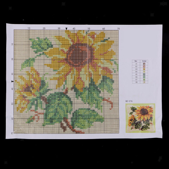 Latch Hook Kits DIY Throw Pillow Cover Sunflower Needlework Cushion Cover Home Decoration Handmade Latch Hook Kits Craft Gift Beginners