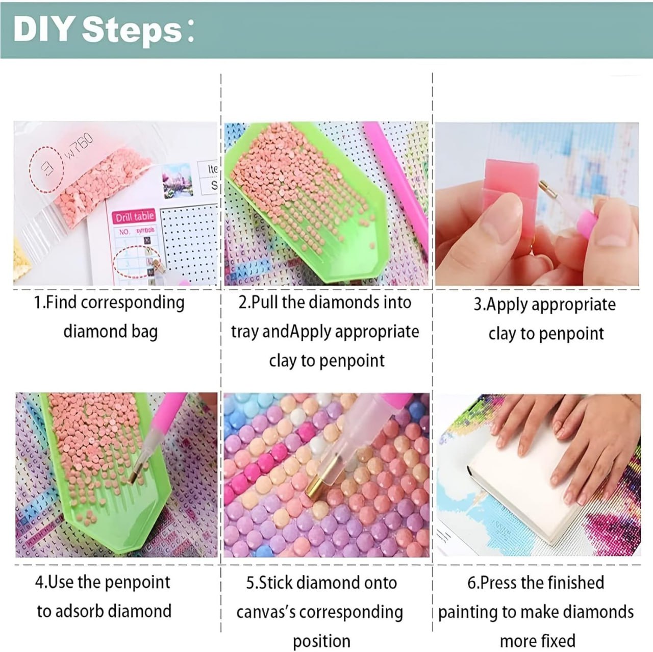 Style#2 5DDiamond Painting Kit for Adults Kids Cow Diamond Art Kit for Home Wall Decor